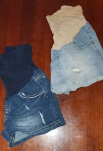 2 for $10 Bundle motherhood maternity shorts
